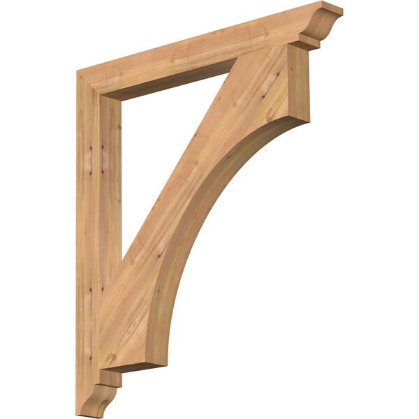 Ekena Millwork Westlake Traditional Smooth Bracket, Western Red Cedar, 3 1/2"W x 34"D x 38"H BKT04X34X38WTL01SWR - main